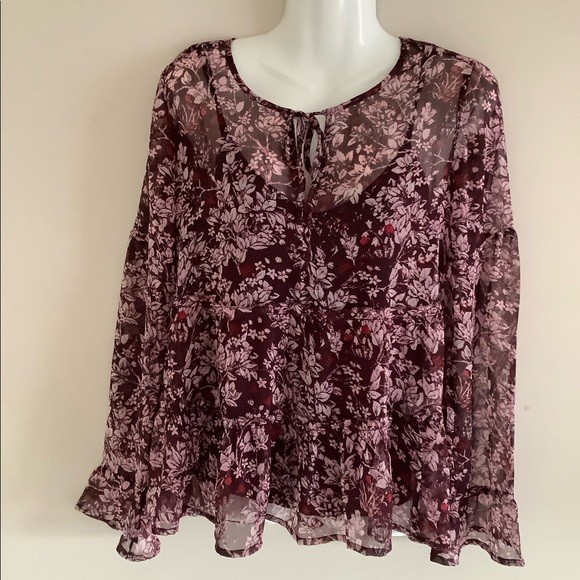 Lucky brand blouse Sz Small - Picture 2 of 11
